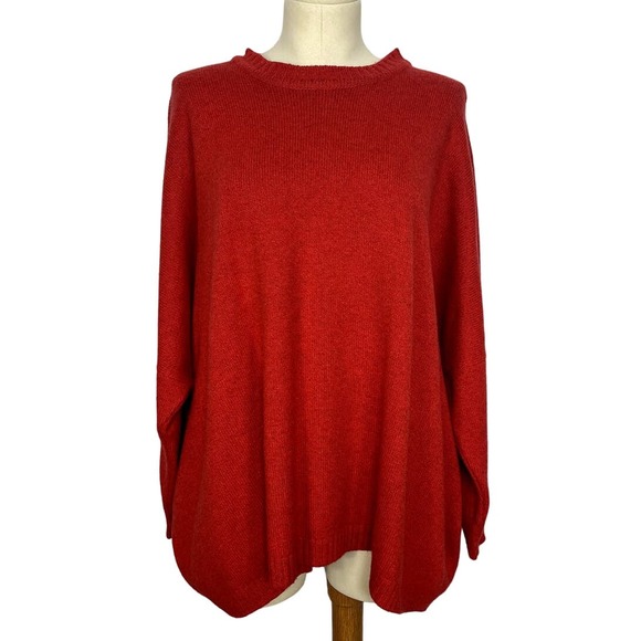Red Eskandar Sweater | Cashmere | Bust 74 | Designer - Picture 1 of 5